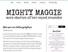 Tablet Screenshot of mightymaggie.com